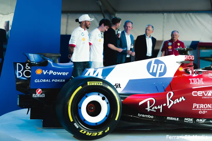 lewis hamilton charles leclerc ferrari 2025 miami 1