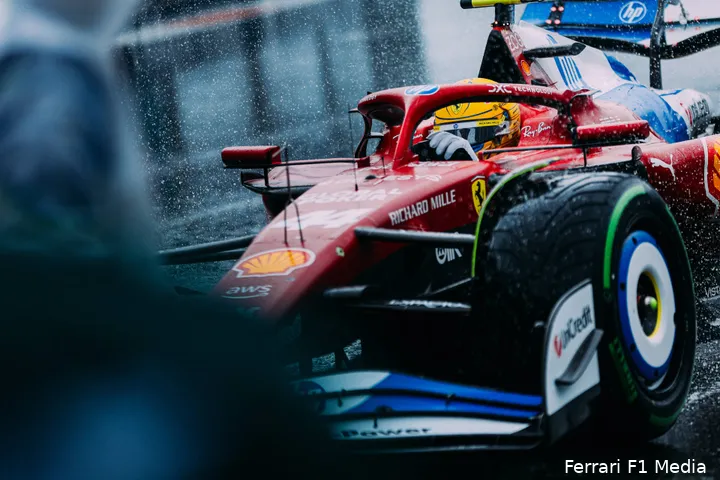 lewis hamilton ferrari 2025 miami zaterdag sprint 3