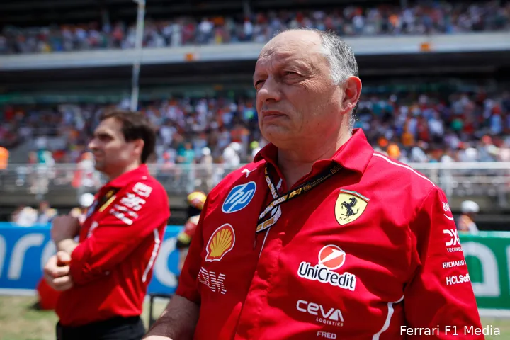 fred vasseur ferrari gp spanje 2025 zondag