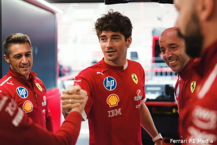 ferrari  charles leclerc gp belgie 2025 vrijdag