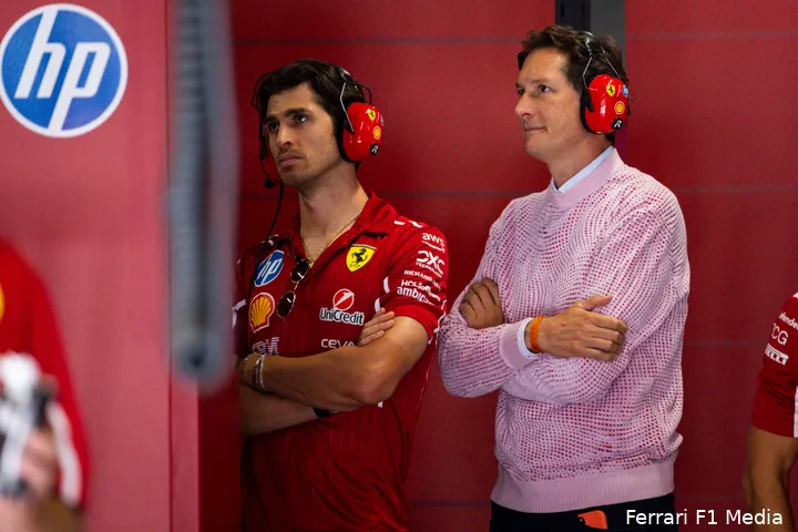 john-elkann-antonio-giovinazzi-ferrari-gp-hongarije-2025-vrijdag