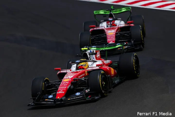 lewis-hamilton-charles-leclerc-ferrari-gp-hongarije-2026-vrijdag