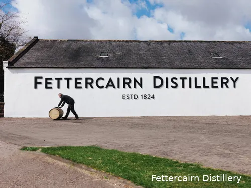 Fettercairn Distillery barrel