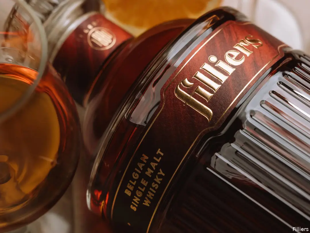 Filliers Belgian Single Malt Whisky Orange Wine Cask Finish bottle