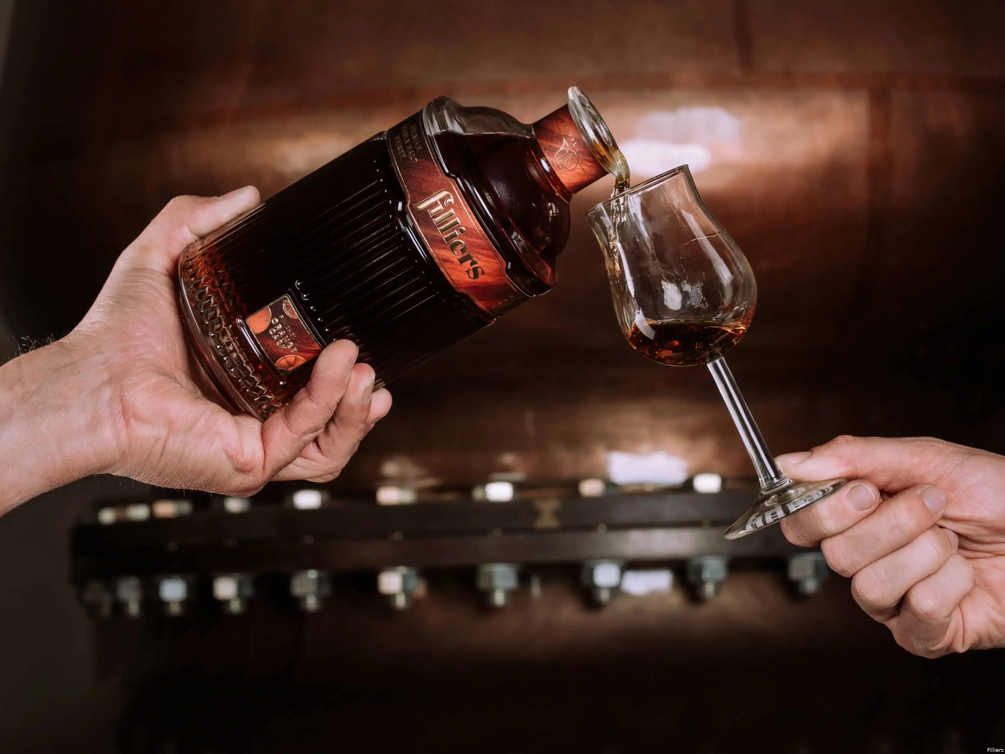 Filliers Belgian Single Malt Whisky Orange Wine Cask Finish (2)