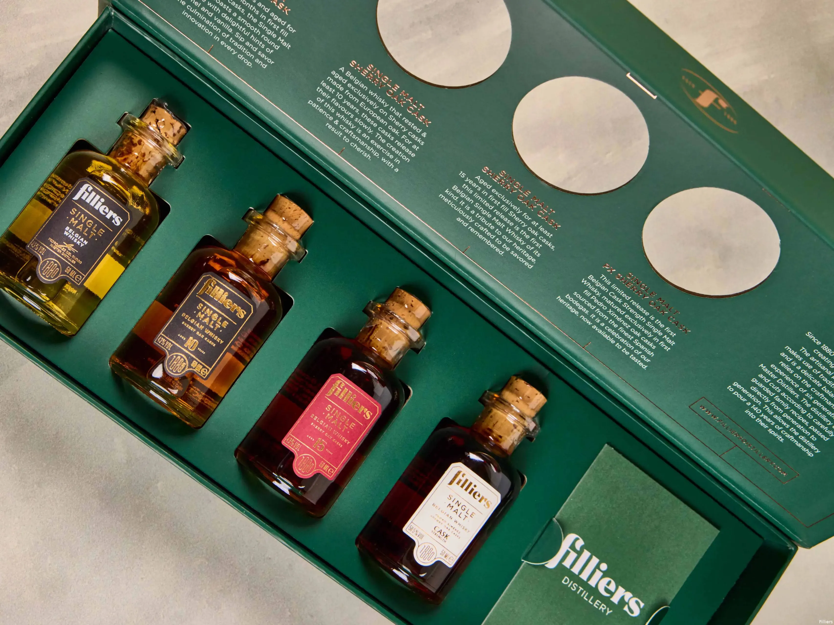 Filliers whisky gift box