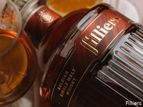 Filliers Belgian Single Malt Whisky Orange Wine Cask Finish bottle