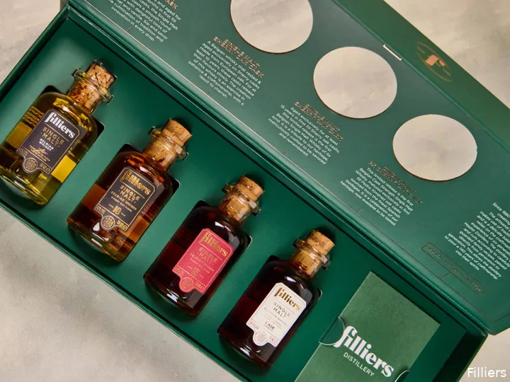 Filliers whisky giftbox