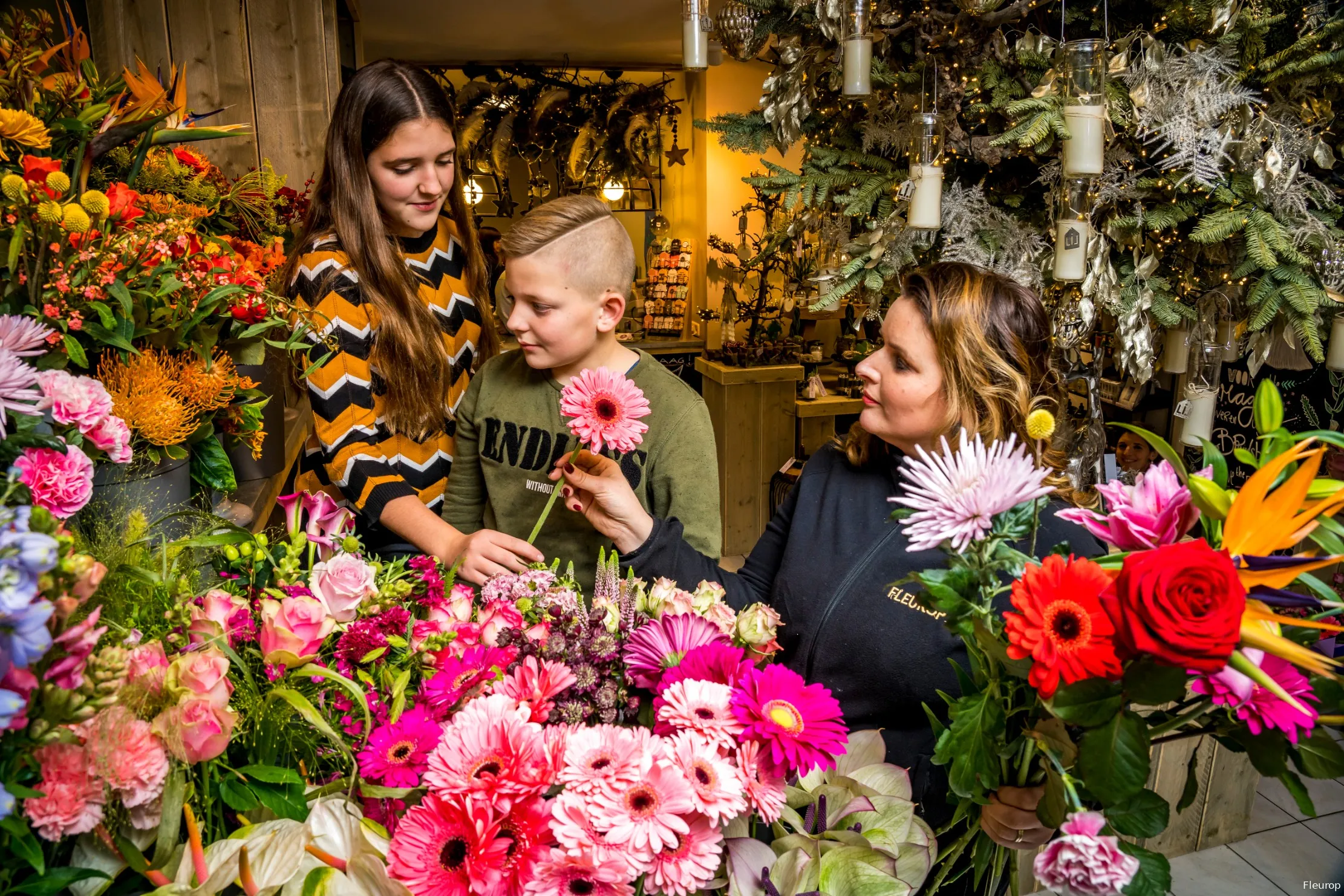 kanjer in bloemen