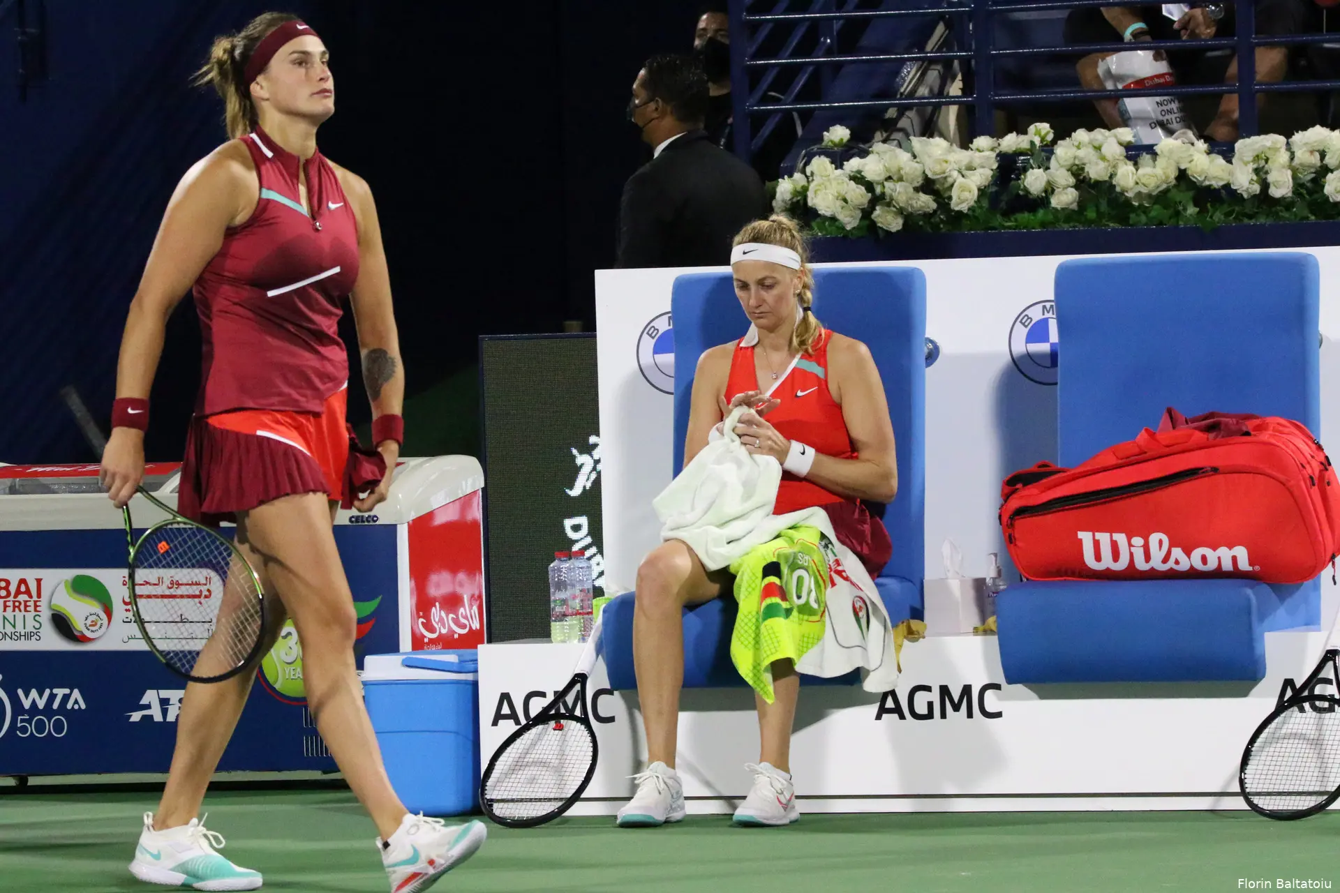 Sabalenka Kvitova Dubai2022 FlorinBaltatoiu