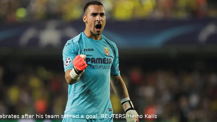 asenjo esulta villarreal