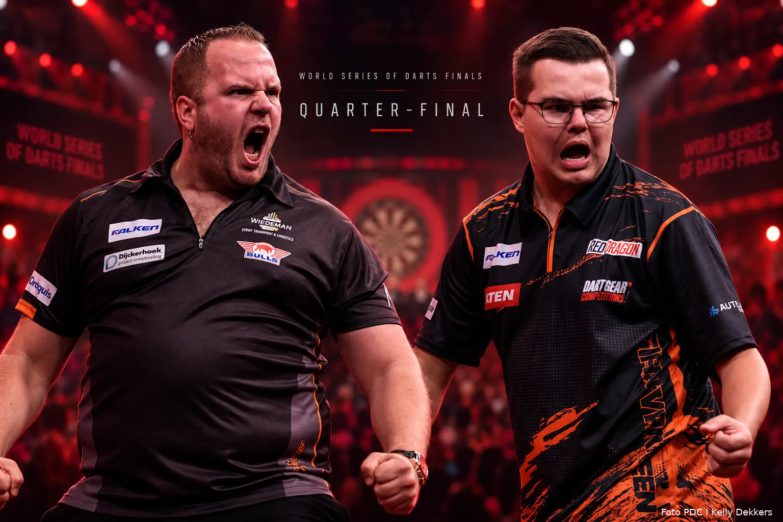 World Series Of Darts Finals Amsterdam Gian van Veen V Dirk van Duijvenbode