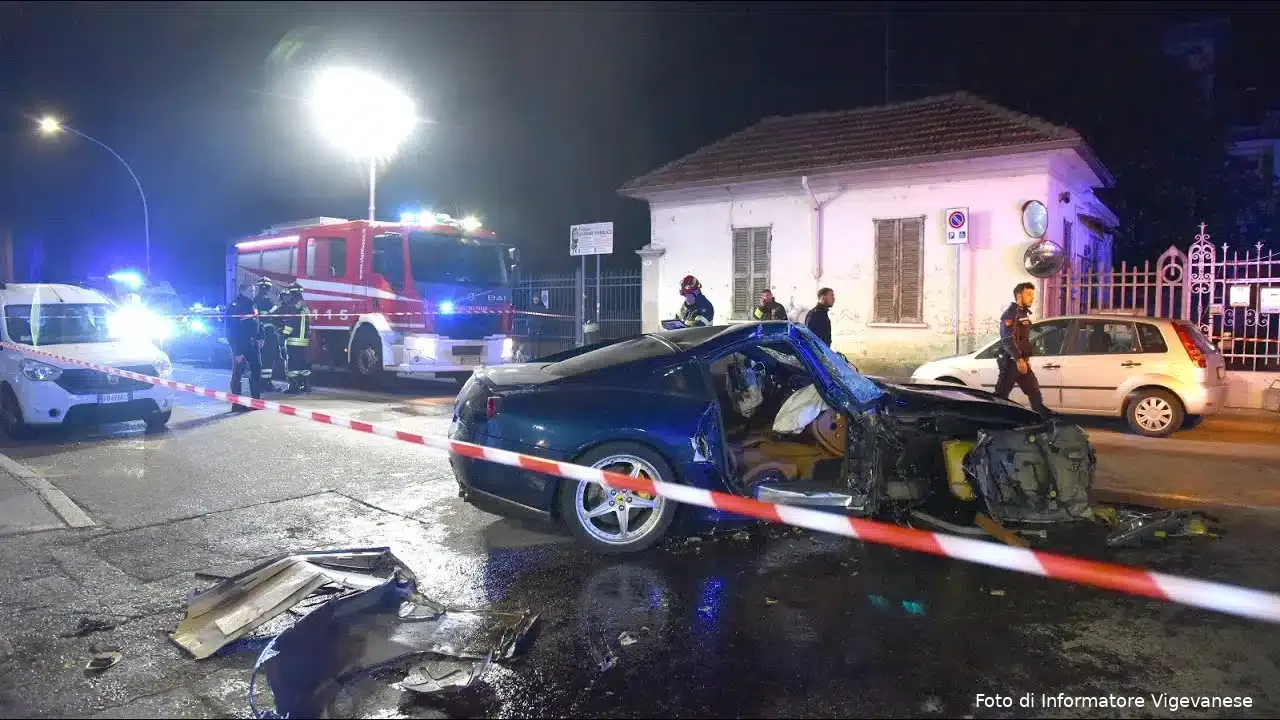 ferrari incidente