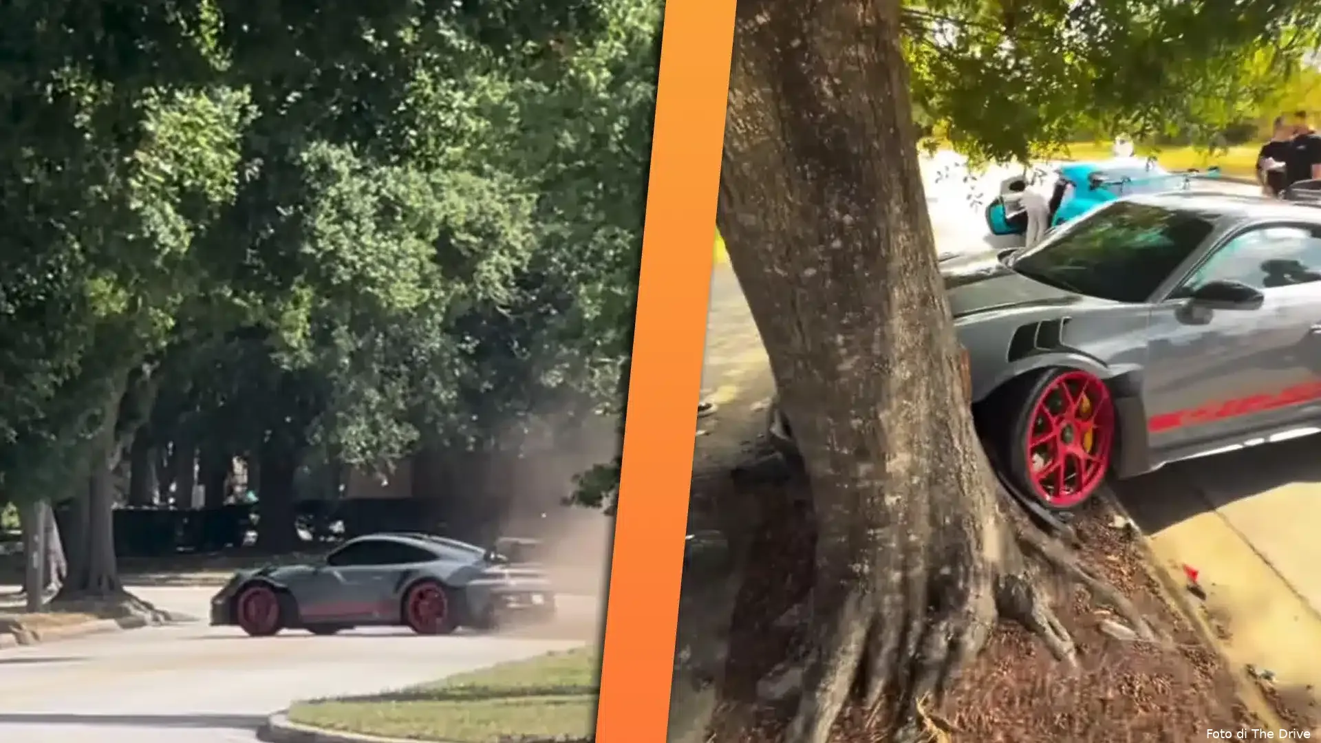 porsche 911 gt3 crash