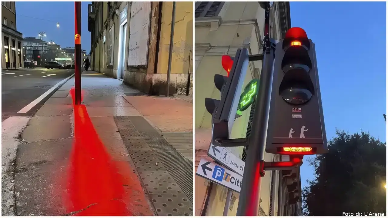 i semafori per chi cammina