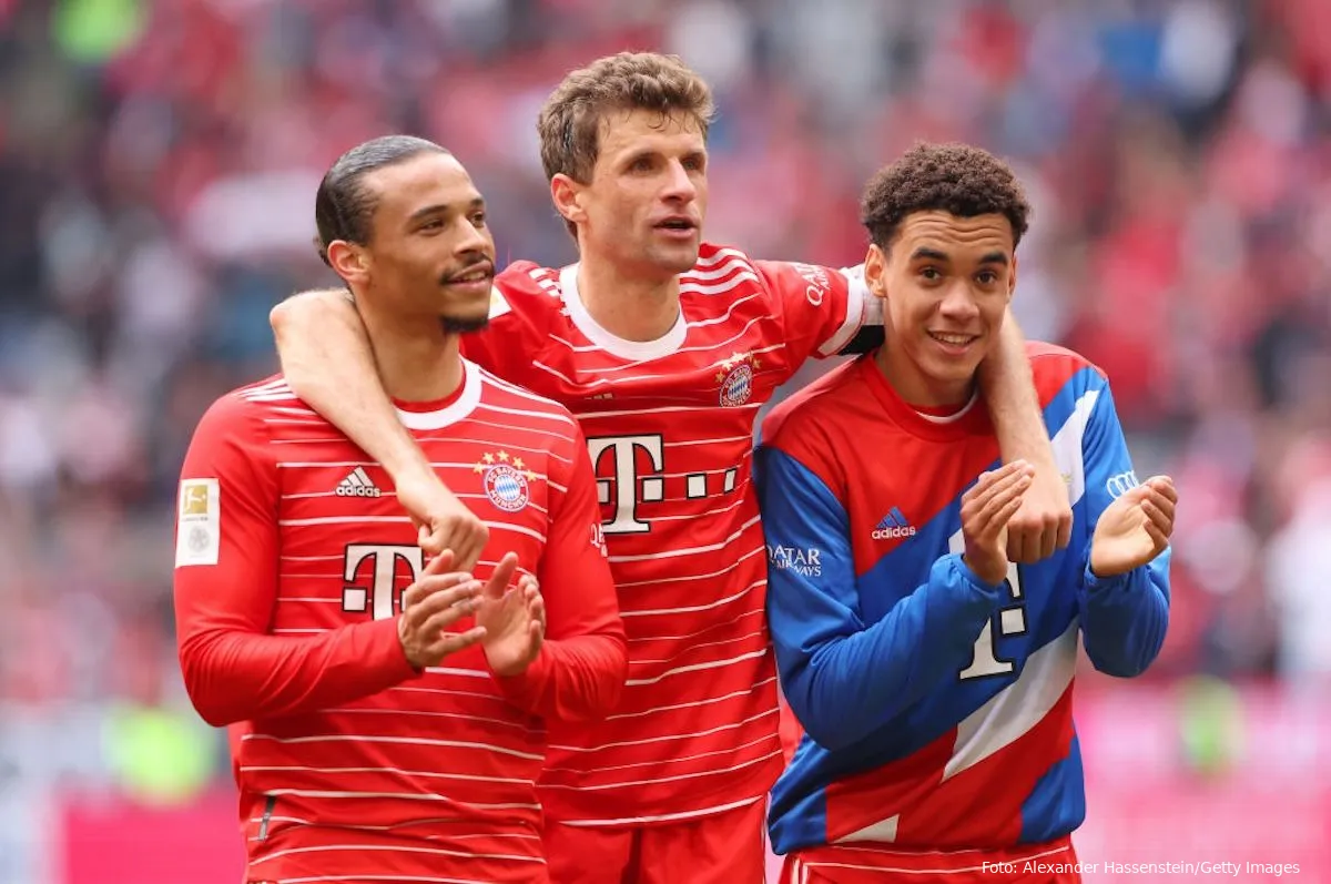 leroy sane thomas muller jamal musiala