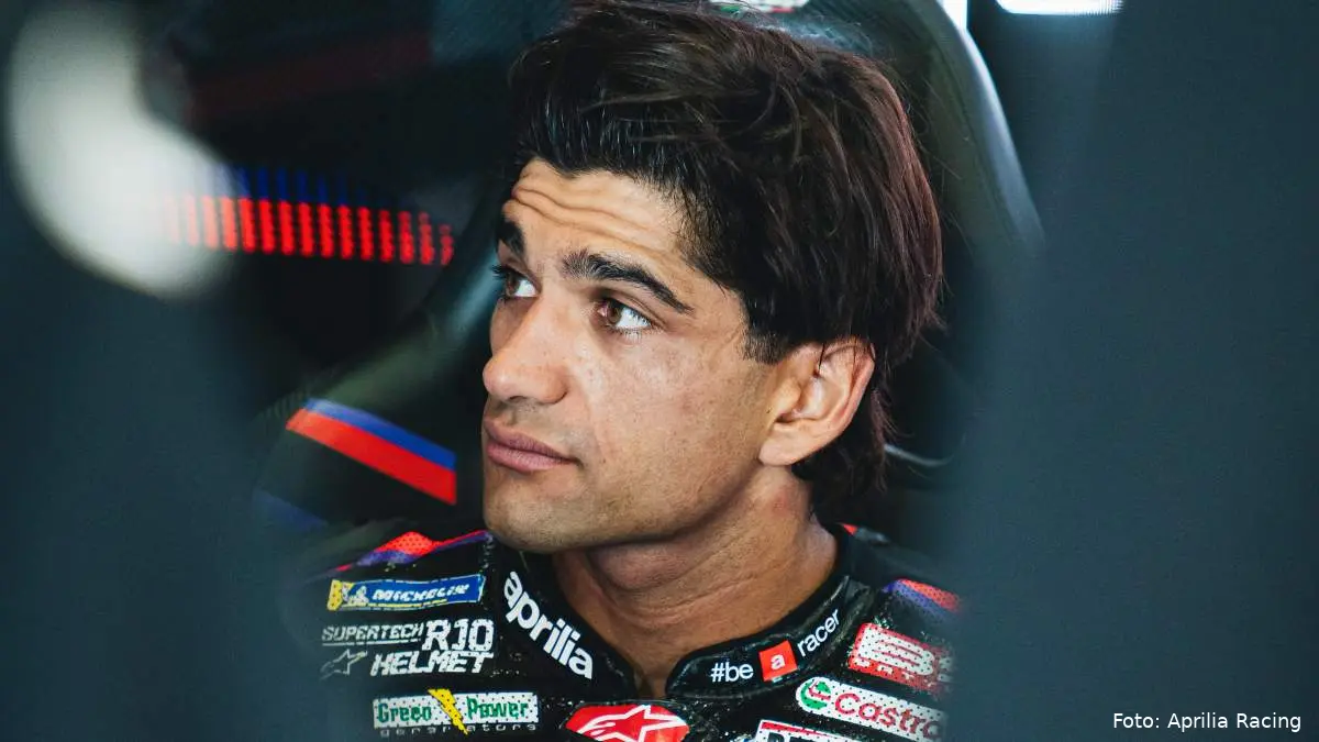 Jorge Martin pilota Aprilia MotoGP ad Aragon