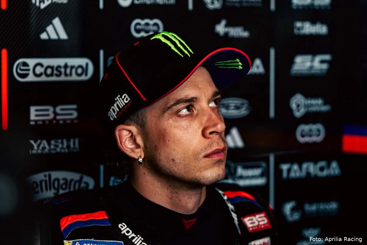 Marco Bezzecchi pilota Aprilia MotoGP