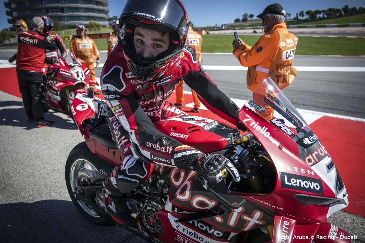 Iker Lecuona pilota Aruba Ducati Superbike WorldSBK