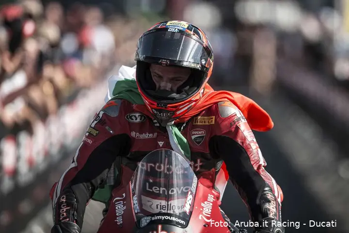 Nicolò Bulega pilota Aruba Ducati WorldSBK a Magny-Cours