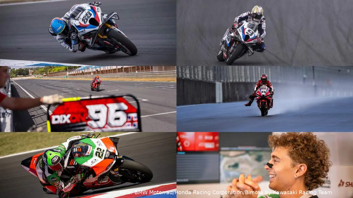 Oliveira, Petrucci, Dixon, Chantra, Lowes e Bassani piloti Superbike