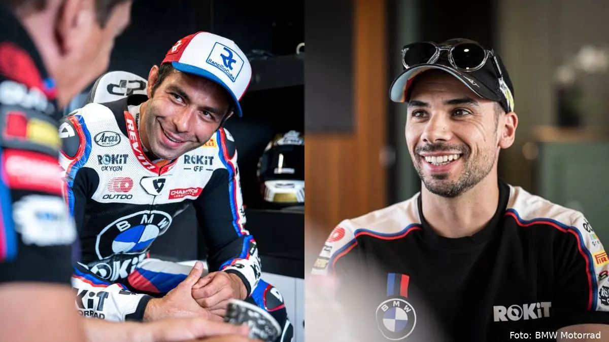 Danilo Petrucci e Miguel Oliveira piloti BMW Superbike