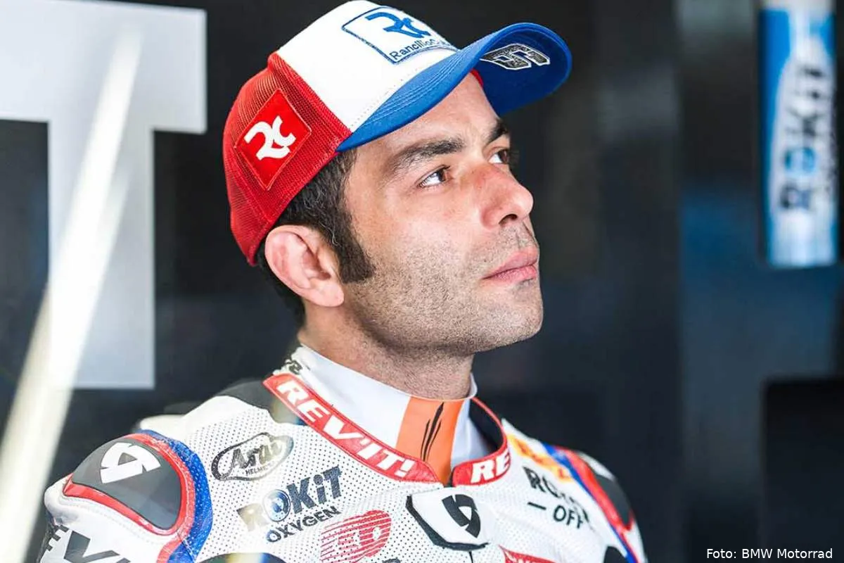 Danilo Petrucci pilota BMW Superbike WorldSBK a Balaton Park, Ungheria