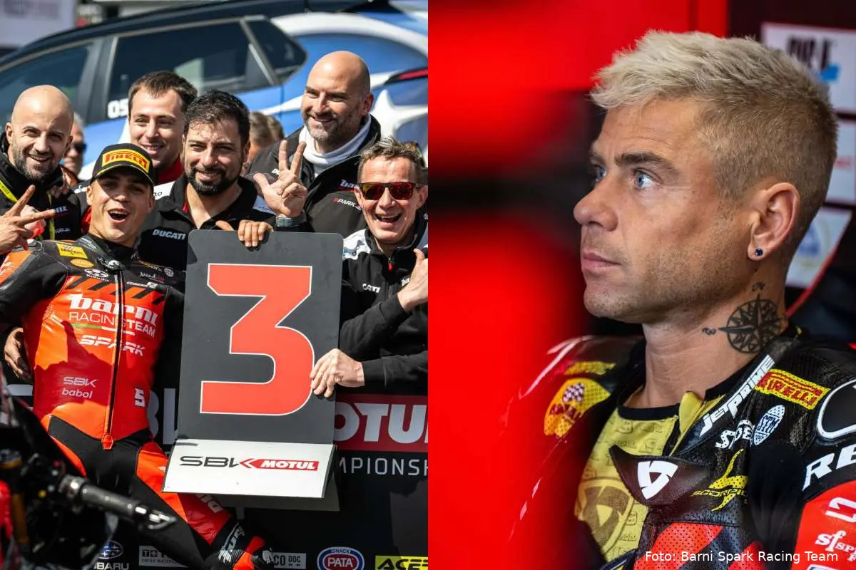 Alvaro Bautista e Yari Montella piloti del Barni Spark Racing Team Superbike WorldSBK
