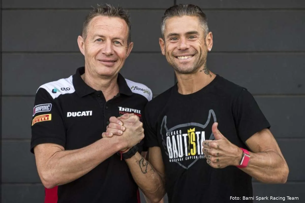 Alvaro Bautista Marco Barnabo Barni Ducati Superbike SBK