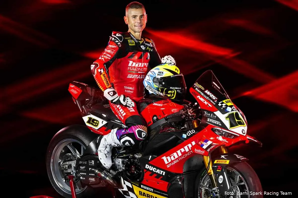 Alvaro Bautista pilota del team Barni Spark Superbike SBK