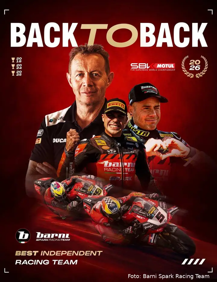 Barni Spark Racing Team independent SBK champion 2026