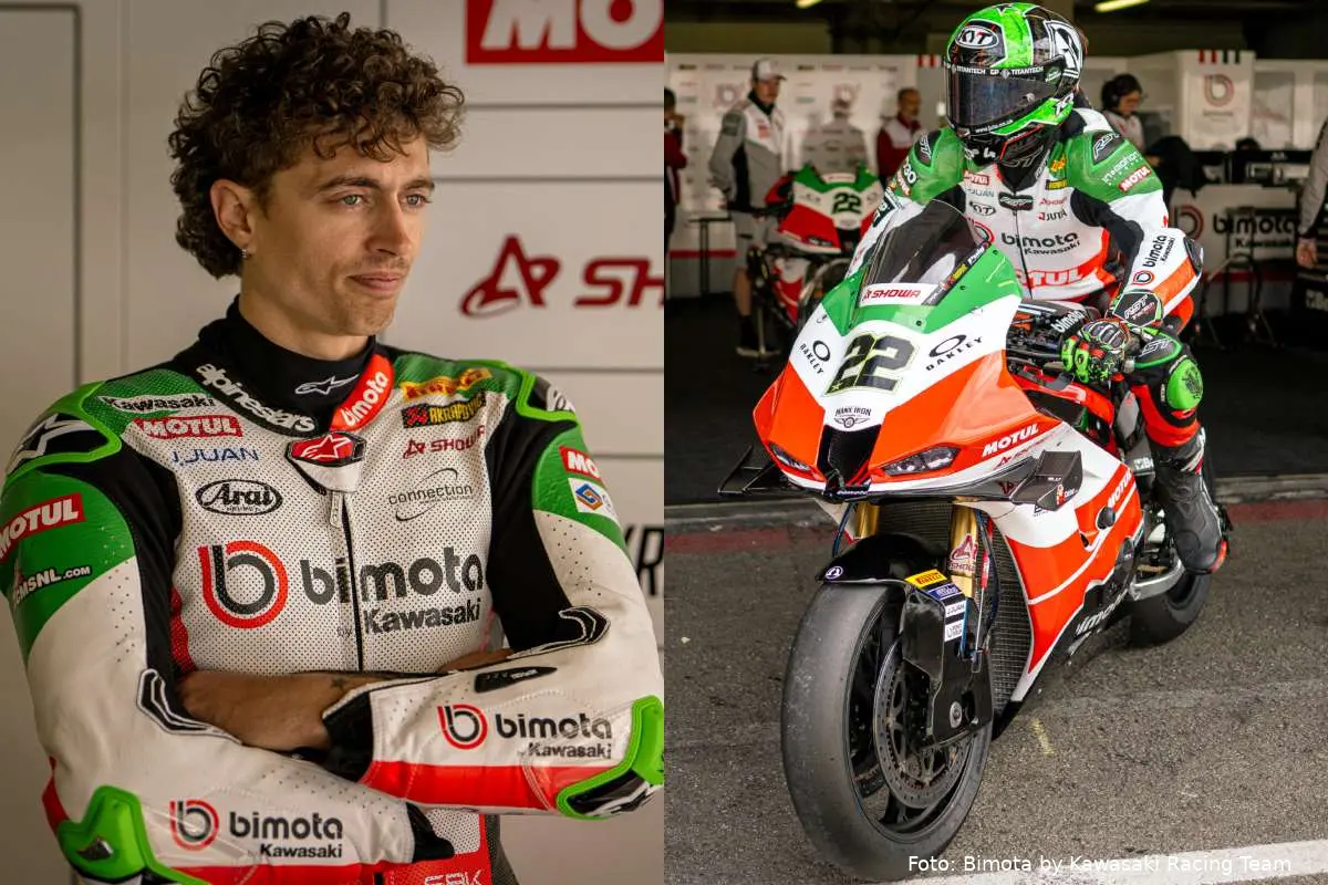 Axel Bassani Alex Lowes Bimota Superbike SBK Test