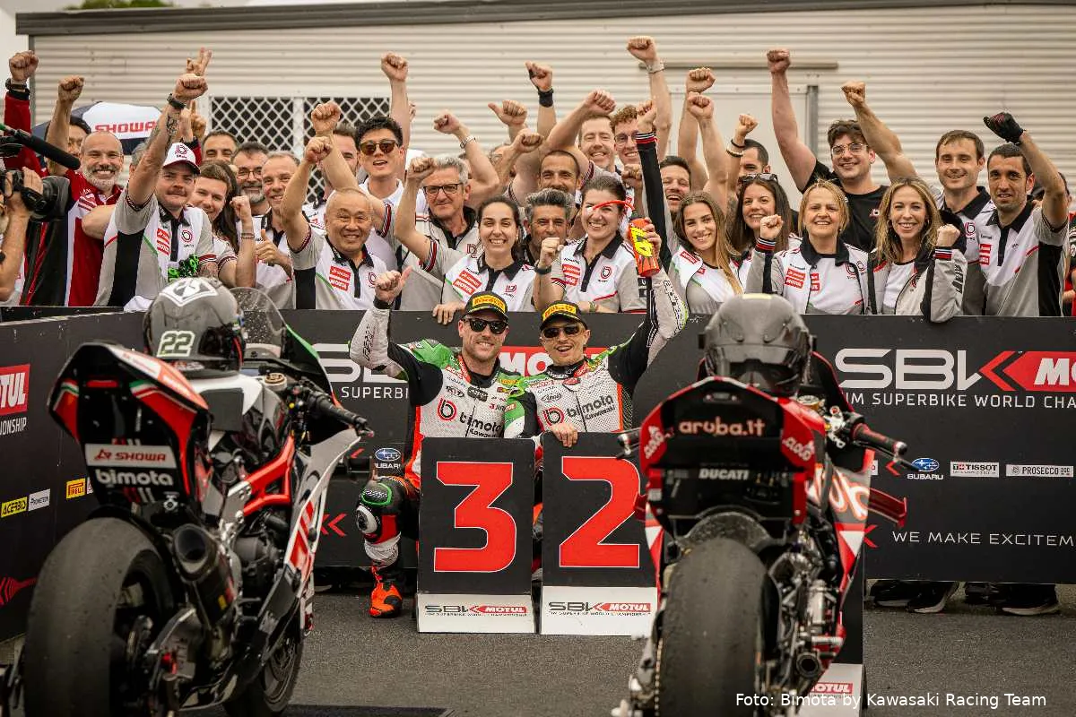 Axel Bassani e Alex Lowes piloti Bimota Superbike SBK a Phillip Island, Australia