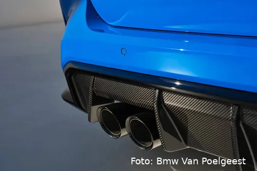 De uitlaat van de&nbsp;BMW M3 CS Touring