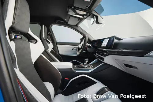 Voorin in de&nbsp;BMW M3 CS Touring