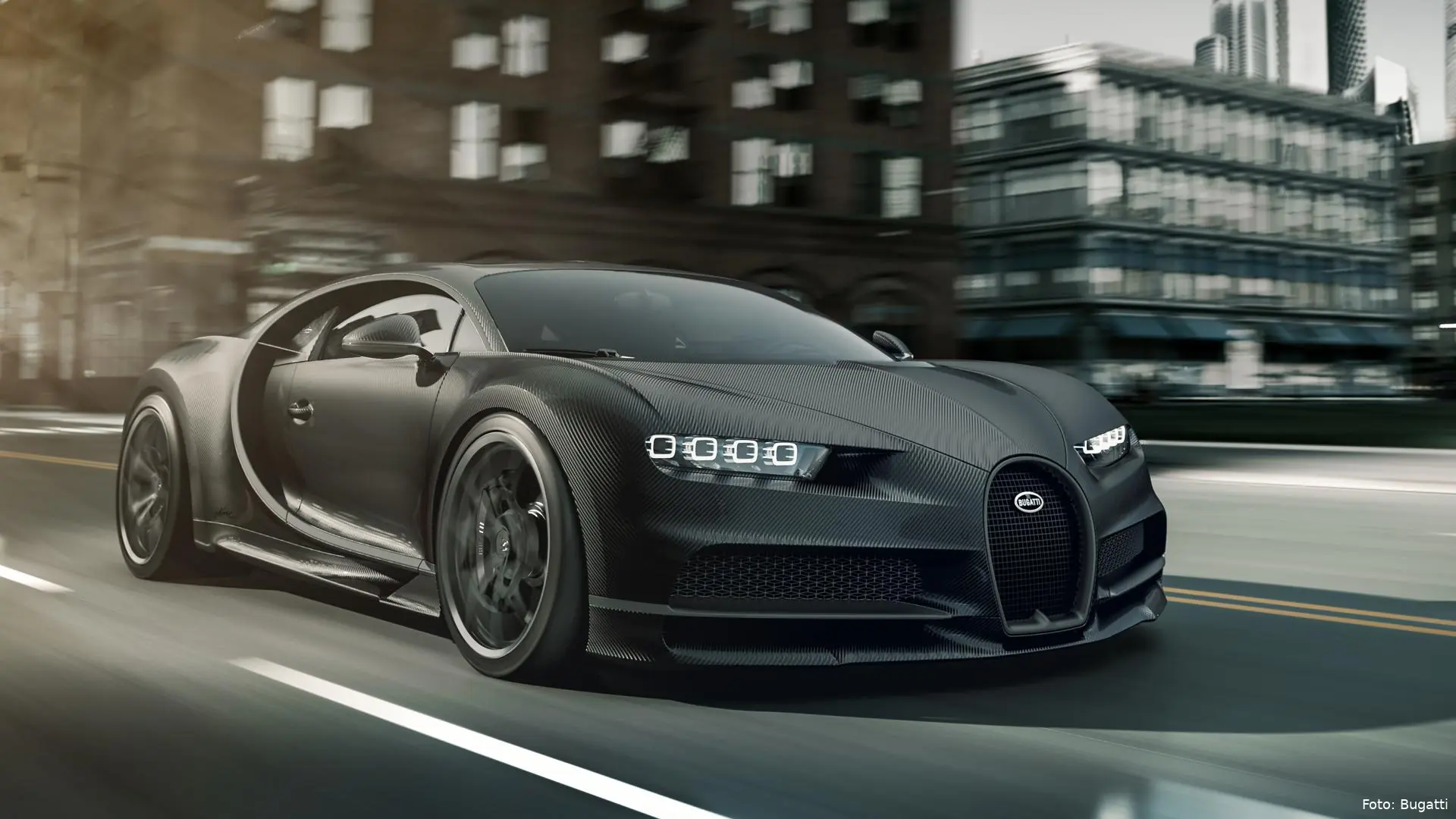 bugatti chiron noir matt