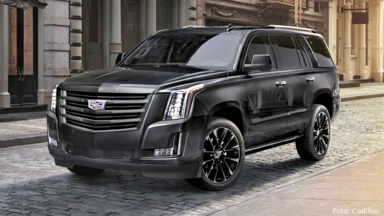 cadillac escalade sport edition black front side 2019 750