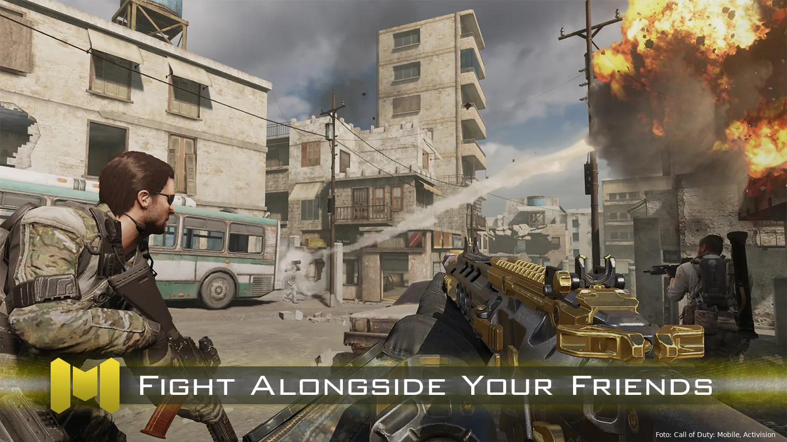 call of duty mobile fight alongside your friends