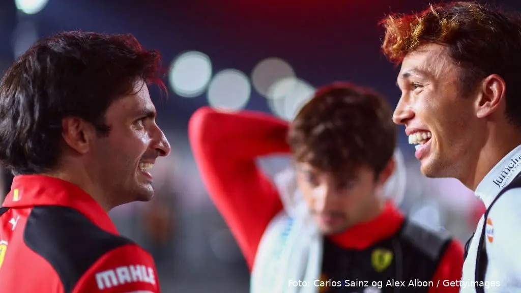 carlos sainz alex albon