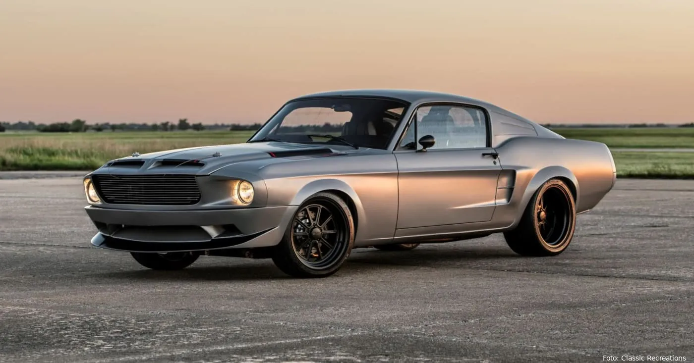 classic recreations 1968 ford mustang villain