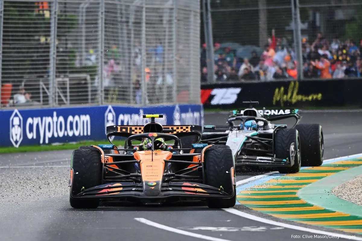 landor norris george russel mclaren mercedes