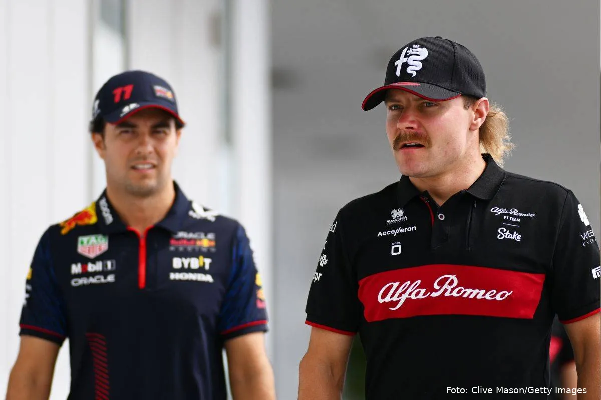 Sergio Perez Valtteri Bottas