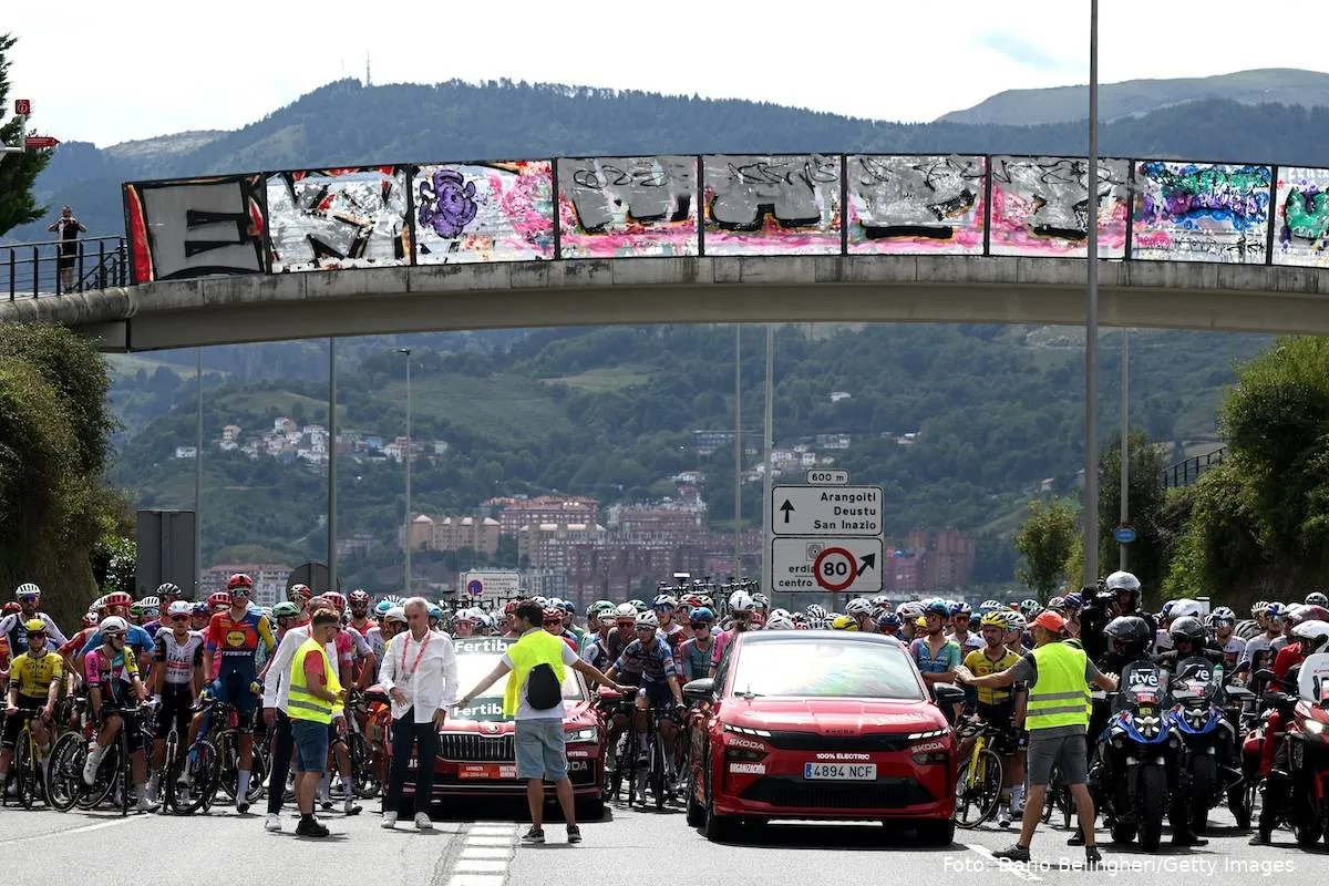 Vuelta a Espana prostest