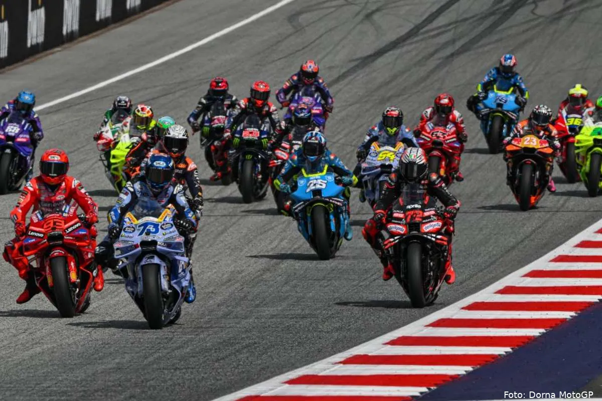 Piloti MotoGP in azione