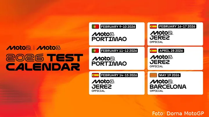 Moto2 Moto3 Test 2026