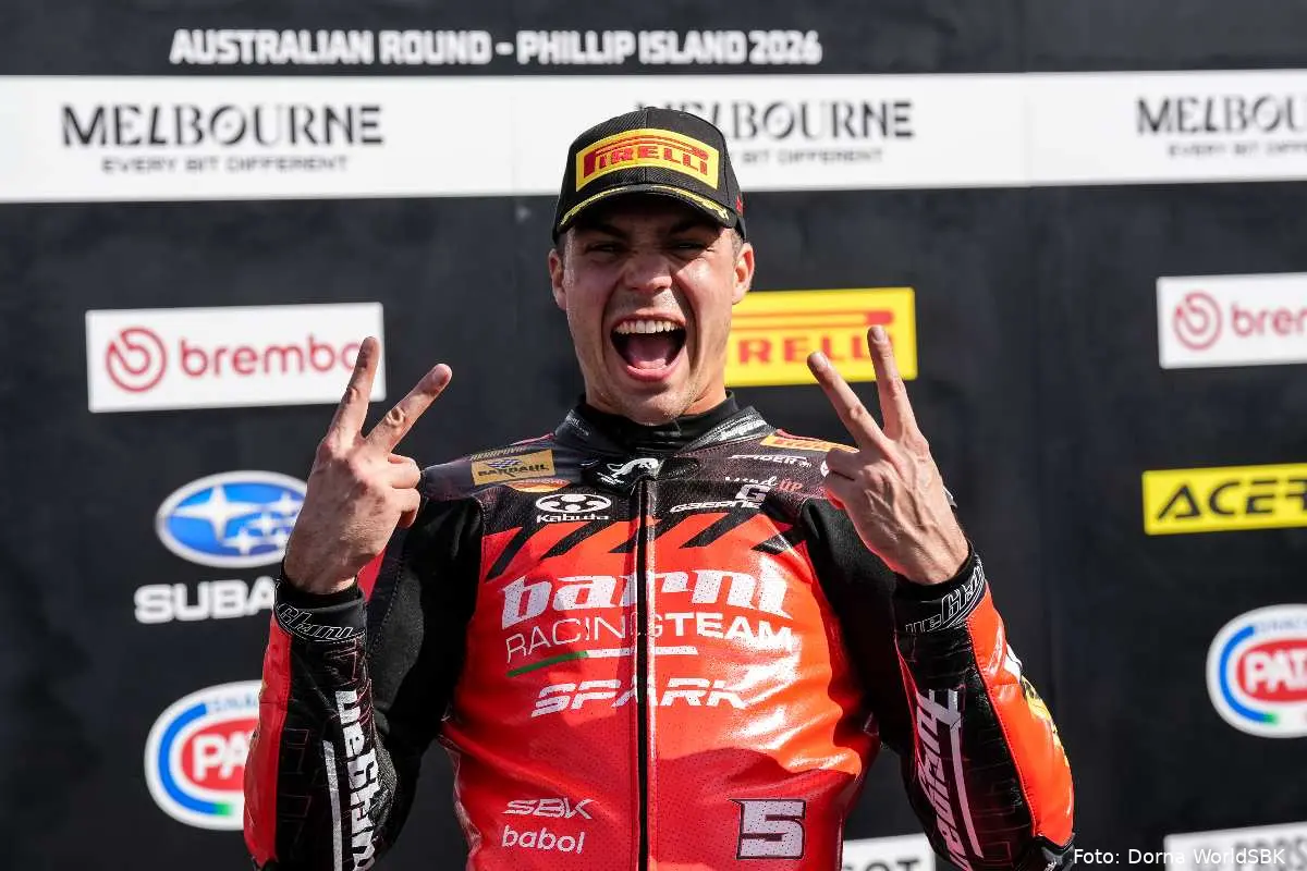 Yari Montella pilota Barni Superbike SBK a Phillip Island, Australia