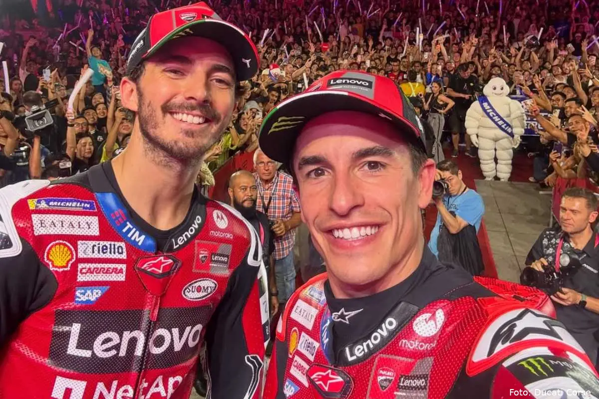 Pecco Bagnaia Marc Marquez Ducati MotoGP