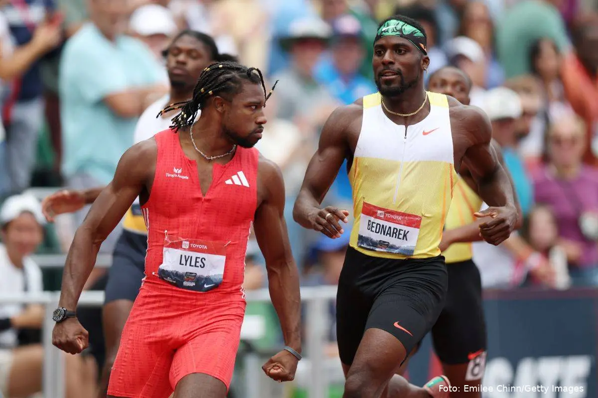 Kenny Bednarek Noah Lyles
