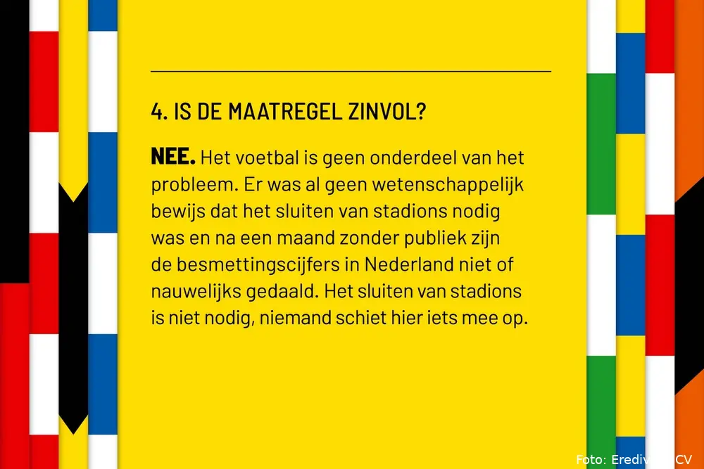 coronamaatregel sluiting stadion december 2021