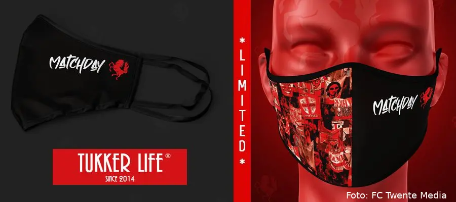 banner tukker life mondmasker matchday